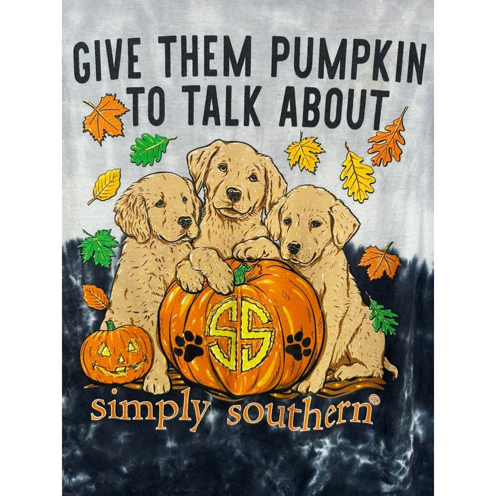 Simply Southern "Give Them Pumpkin To Talk About" Long Sleeve T-Shirt